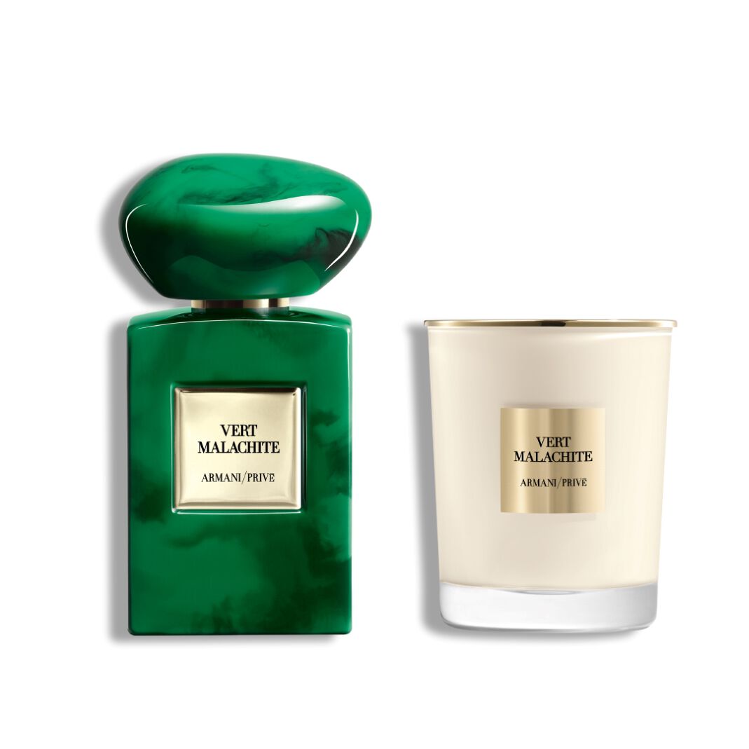 ARMANI/PRIVE VERT MALACHITE & KERZE DUO
