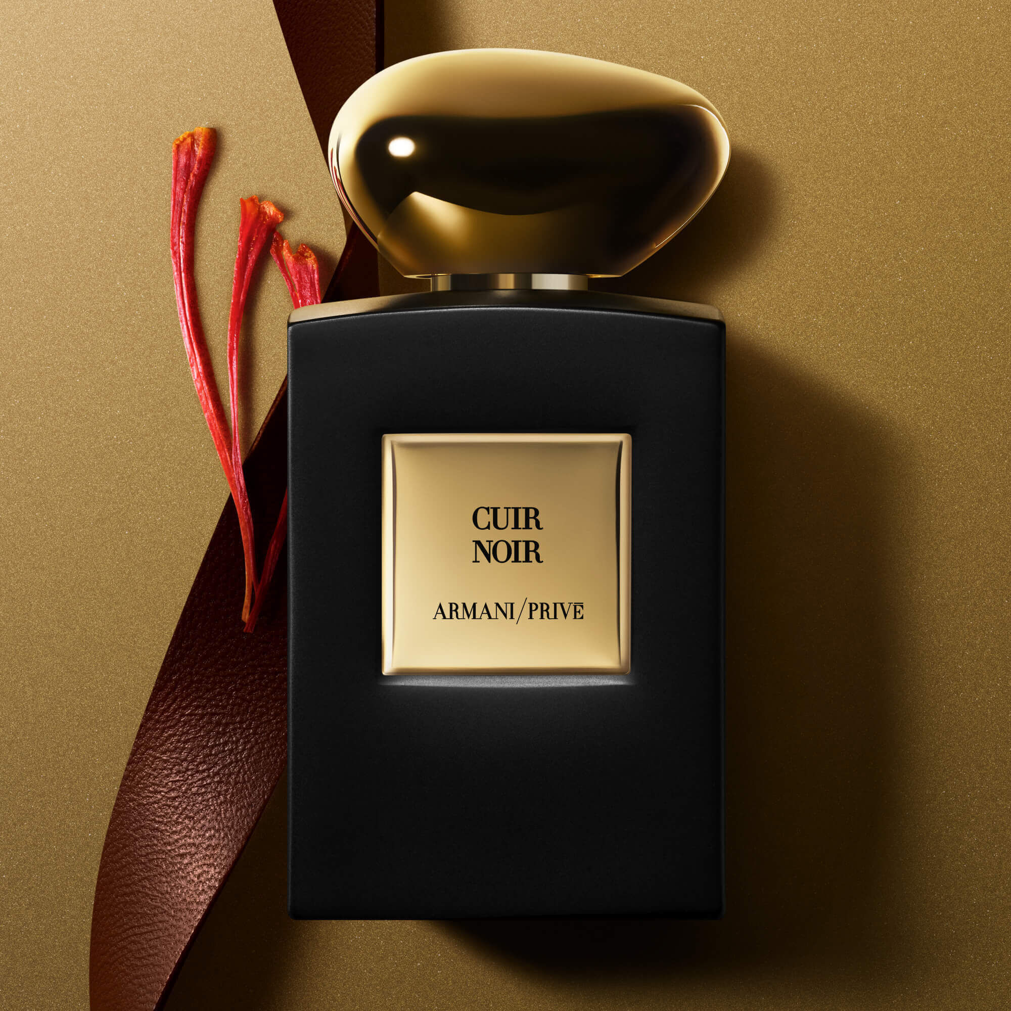 Armani Prive Cuir Noir